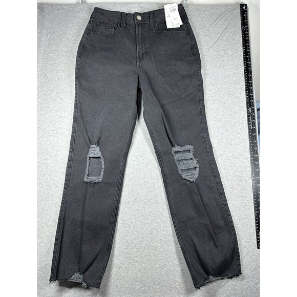 Hollister Women's Curvy  Ultra High Rise Vintage Straight Jeans Sz 27x29 5L‎ - Picture 1 of 6